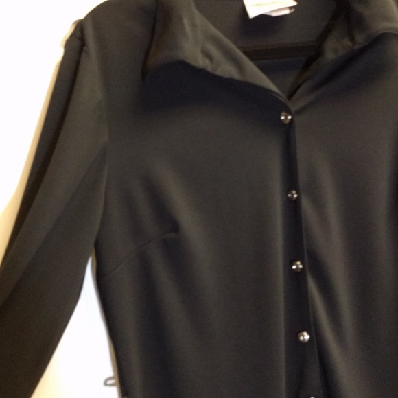 Donated -  Sharp Collar Button Top - Picture 3 of 7